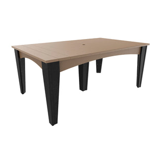 LuxCraftOutdoor Island Dining Table (44″ x 72″ Rectangular)IDT4472RWWBAloha Habitat