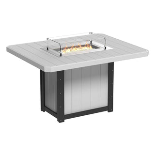 LuxCraftOutdoor Lumin Fire Table 62″ RectangularLFT62RDGBAloha Habitat