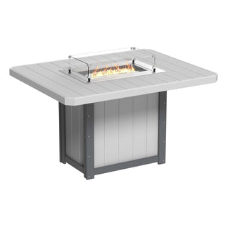 LuxCraftOutdoor Lumin Fire Table 62″ RectangularLFT62RDGSAloha Habitat