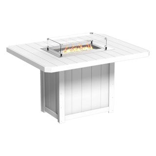 LuxCraftOutdoor Lumin Fire Table 62″ RectangularLFT62RWAloha Habitat