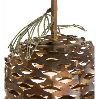 Meyda Lighting11"W Stoneycreek Pinecone Hanging Wall Sconce176185Aloha Habitat