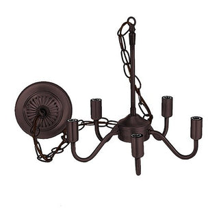 Meyda Lighting12" Wide Mahogany Bronze Chandelier Hardware10358Origins of Home