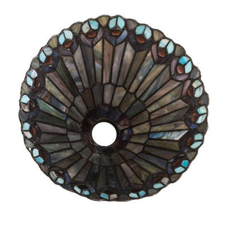 Meyda Lighting12" Wide Tiffany Jeweled Peacock Shade27095Aloha Habitat