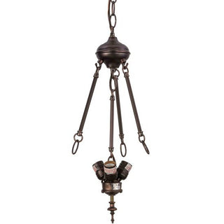 Meyda Lighting12"W Mahogany Bronze 3 LT Inverted Pendant Hardware21032Origins of Home