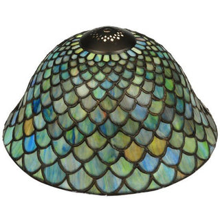 Meyda Lighting12"W Tiffany Fishscale Shade23953Aloha Habitat
