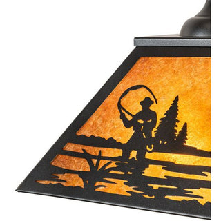 Meyda Lighting16" Square Fly Fisherman Pendant76314Aloha Habitat
