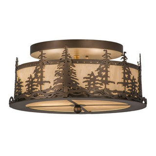 Meyda Lighting16"W Tall Pines Flushmount164390Aloha Habitat