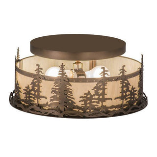 Meyda Lighting16"W Tall Pines Flushmount164390Aloha Habitat