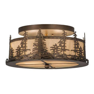 Meyda Lighting16"W Tall Pines Flushmount164390Aloha Habitat