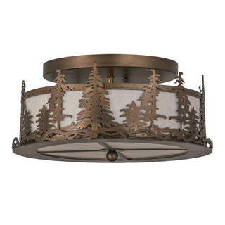 Meyda Lighting16"W Tall Pines Flushmount164390Aloha Habitat