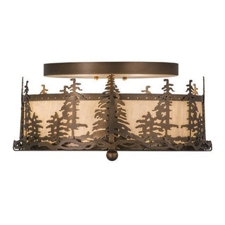 Meyda Lighting16"W Tall Pines Flushmount164390Aloha Habitat