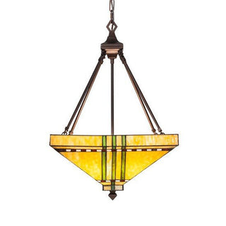 Meyda Lighting17" Square Prairie Corn Inverted Pendant50621Aloha Habitat