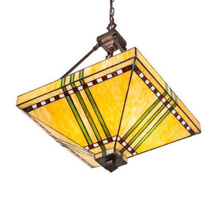 Meyda Lighting17" Square Prairie Corn Inverted Pendant50621Aloha Habitat