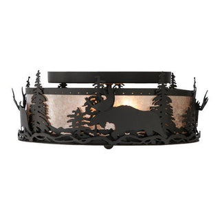 Meyda Lighting17" Wide Moose at Dusk Flushmount136320Aloha Habitat