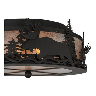 Meyda Lighting17" Wide Moose at Dusk Flushmount136320Aloha Habitat