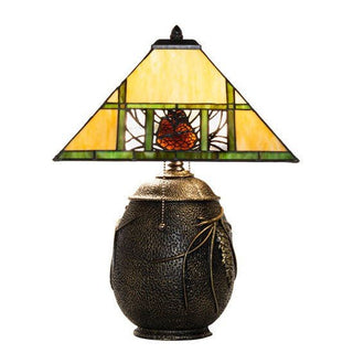 Meyda Lighting20" High Pinecone Ridge Table Lamp67850Aloha Habitat