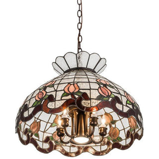 Meyda Lighting20"W Roseborder Pendant31208Aloha Habitat