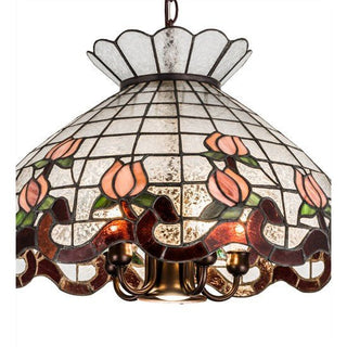 Meyda Lighting20"W Roseborder Pendant31208Aloha Habitat