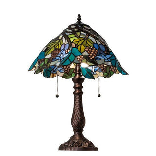 Meyda Lighting22" High Spiral Grape Table Lamp82303Aloha Habitat