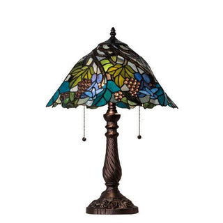 Meyda Lighting22" High Spiral Grape Table Lamp82303Aloha Habitat