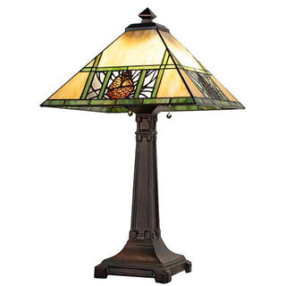 Meyda Lighting24" High Pinecone Ridge Table Lamp263185Aloha Habitat