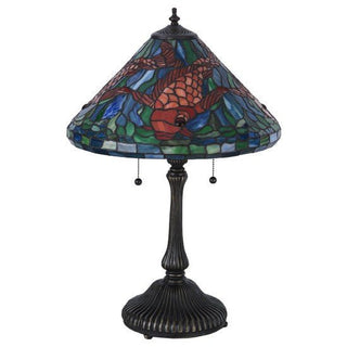 Meyda Lighting24.5"H Tiffany Koi Table Lamp154003Aloha Habitat