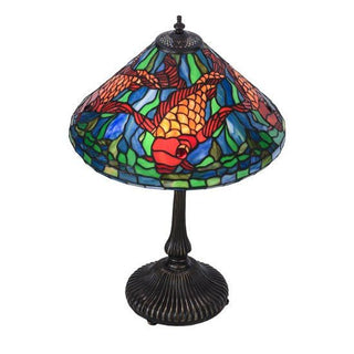 Meyda Lighting24.5"H Tiffany Koi Table Lamp154003Aloha Habitat