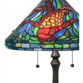 Meyda Lighting24.5"H Tiffany Koi Table Lamp154003Aloha Habitat