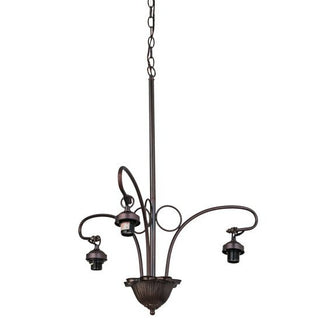 Meyda Lighting24"W Mahogany Bronze 3 LT Chandelier Hardware25888Origins of Home