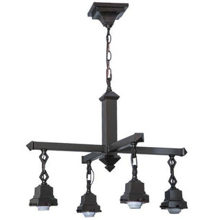 Meyda Lighting24"W Mission Mahogany Bronze 4 LT Chandelier Hardware24264Origins of Home