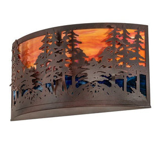 Meyda Lighting24"W Tall Pines Wall Sconce189494Aloha Habitat