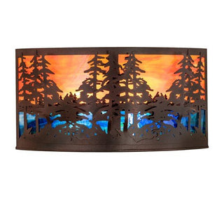 Meyda Lighting24"W Tall Pines Wall Sconce189494Aloha Habitat