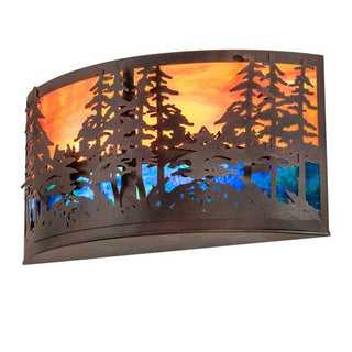 Meyda Lighting24"W Tall Pines Wall Sconce189494Aloha Habitat