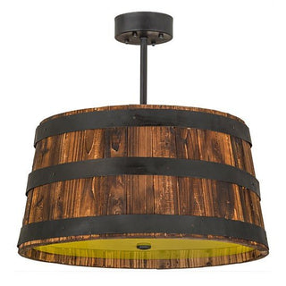 Meyda Lighting25"W Whiskey Barrel Pendant160086Aloha Habitat