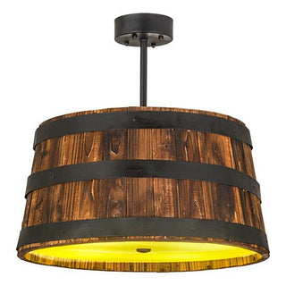 Meyda Lighting25"W Whiskey Barrel Pendant160086Aloha Habitat