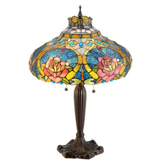 Meyda Lighting26"H Dragonfly Rose Table Lamp138108Aloha Habitat