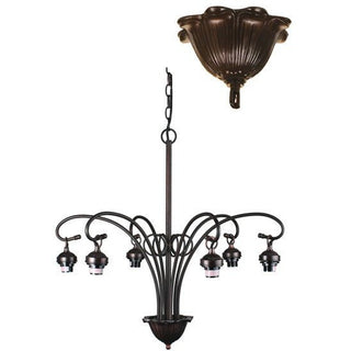 Meyda Lighting26"W Victorian 6 LT Chandelier Hardware98631Origins of Home