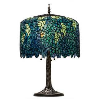 Meyda Lighting28" High Tiffany Wisteria Table Lamp118689Origins of Home