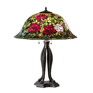 Meyda Lighting30" High Tiffany Rosebush Table Lamp229111Aloha Habitat