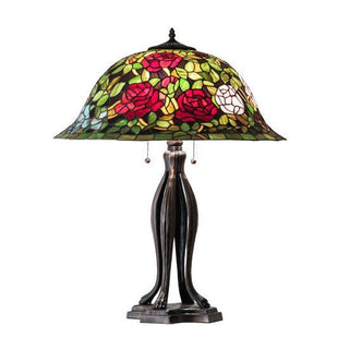 Meyda Lighting30" High Tiffany Rosebush Table Lamp229111Aloha Habitat