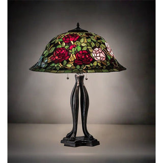 Meyda Lighting30" High Tiffany Rosebush Table Lamp229111Aloha Habitat