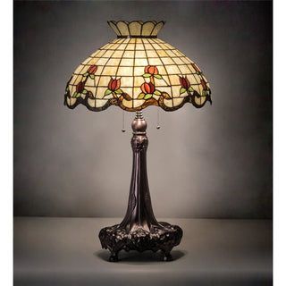 Meyda Lighting33" High Roseborder Table Lamp230473Aloha Habitat