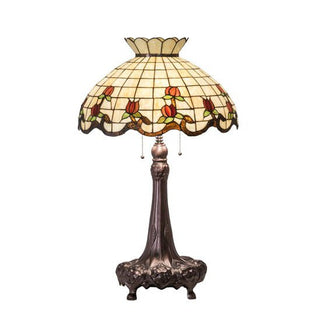 Meyda Lighting33" High Roseborder Table Lamp230473Aloha Habitat