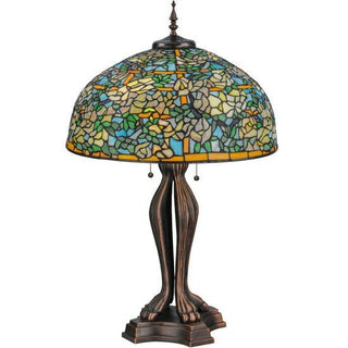 Meyda Lighting36" High Tiffany Laburnum Trellis Table Lamp139419Aloha Habitat