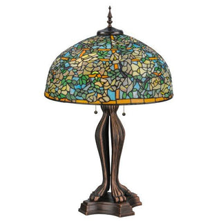 Meyda Lighting36" High Tiffany Laburnum Trellis Table Lamp139419Aloha Habitat