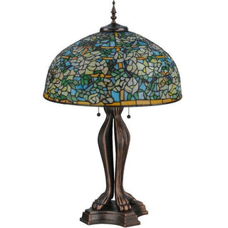 Meyda Lighting36" High Tiffany Laburnum Trellis Table Lamp139419Aloha Habitat