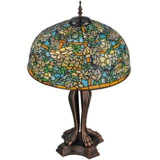 Meyda Lighting36" High Tiffany Laburnum Trellis Table Lamp139419Aloha Habitat