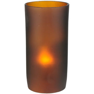 Meyda Lighting3"W Cylindre Frosted Amber Glass Shade114025Aloha Habitat