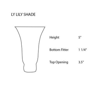 Meyda Lighting3"W x 5"H Amber/Purple Lily Shade10168Aloha Habitat