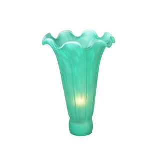 Meyda Lighting3"W X 5"H GREEN POND LILY SHADE13246Aloha Habitat